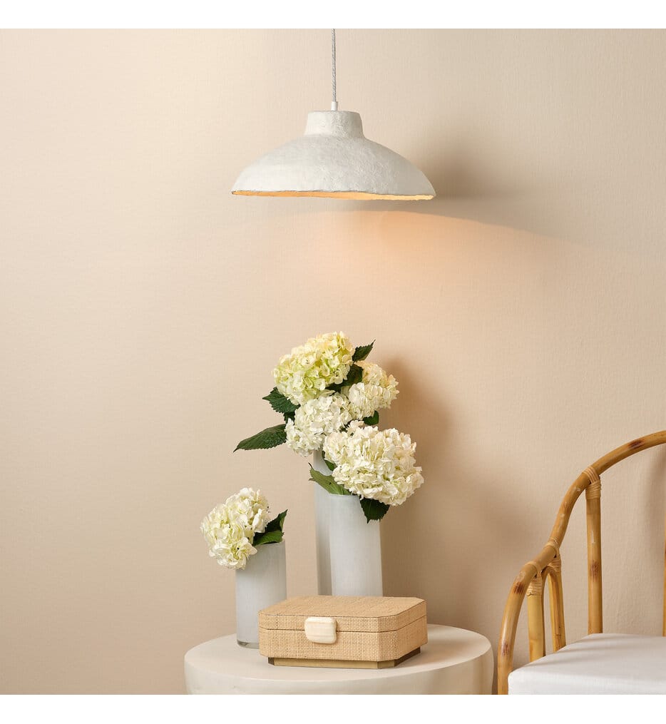 Lifestyle by JY - LS5PARC-PEOW - Parchment 16" Pendant