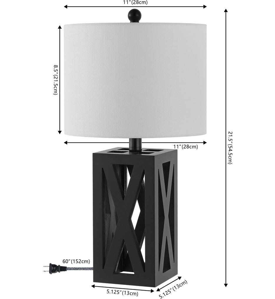 Jonathan Y - Stewart 21.5" Table Lamp (Set of 2)