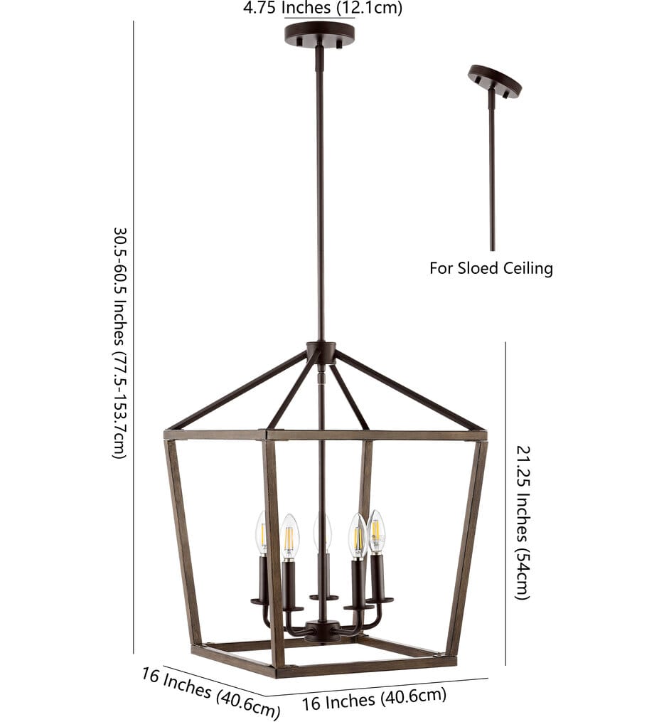 Jonathan Y - JYL1323A - Oria 16" Pendant