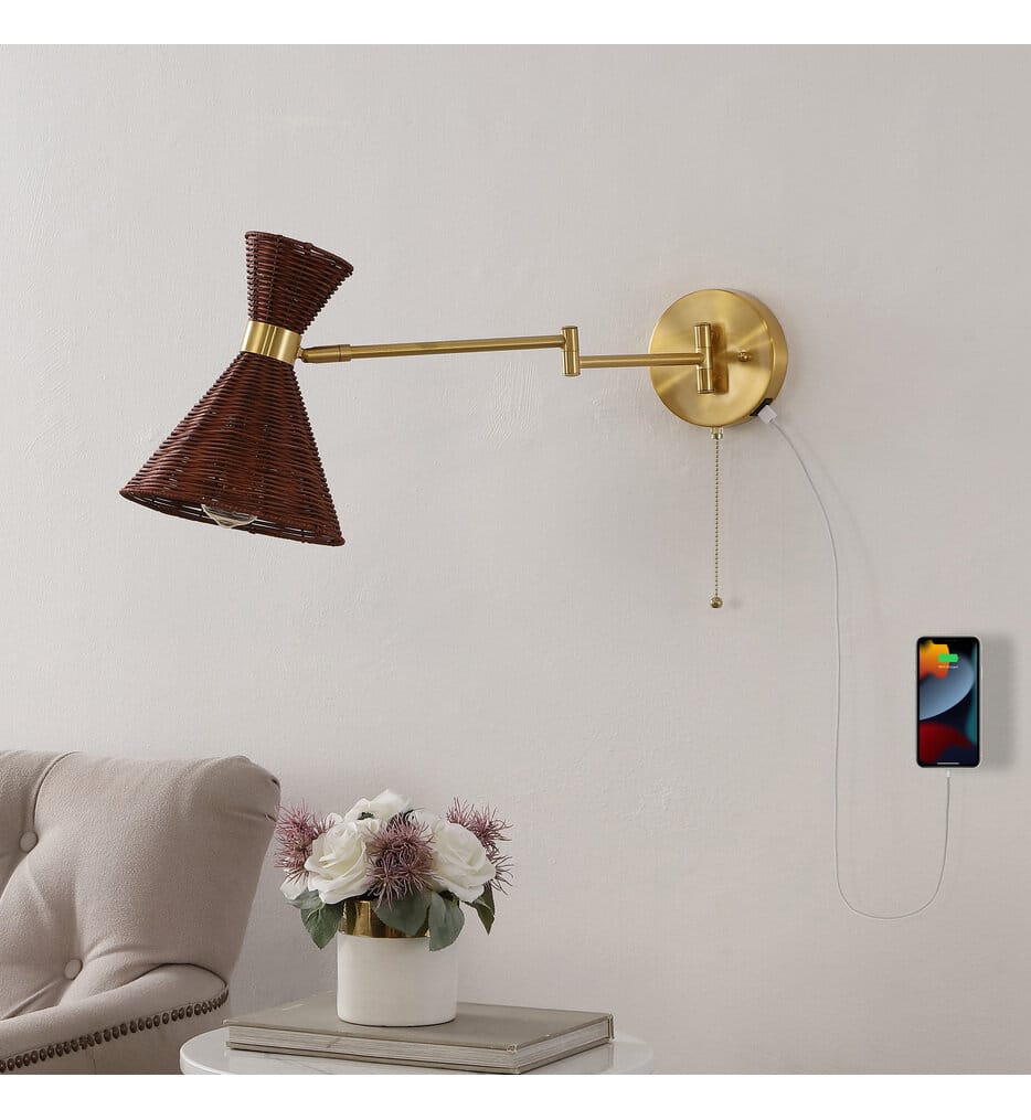 Jonathan Y - Lily 25" Wall Sconce