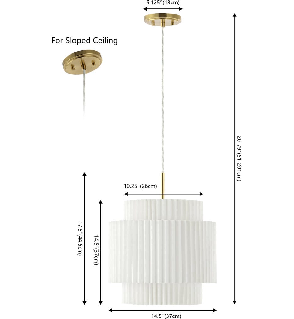 Jonathan Y - JYL2408A - Boden 14.5" Pendant