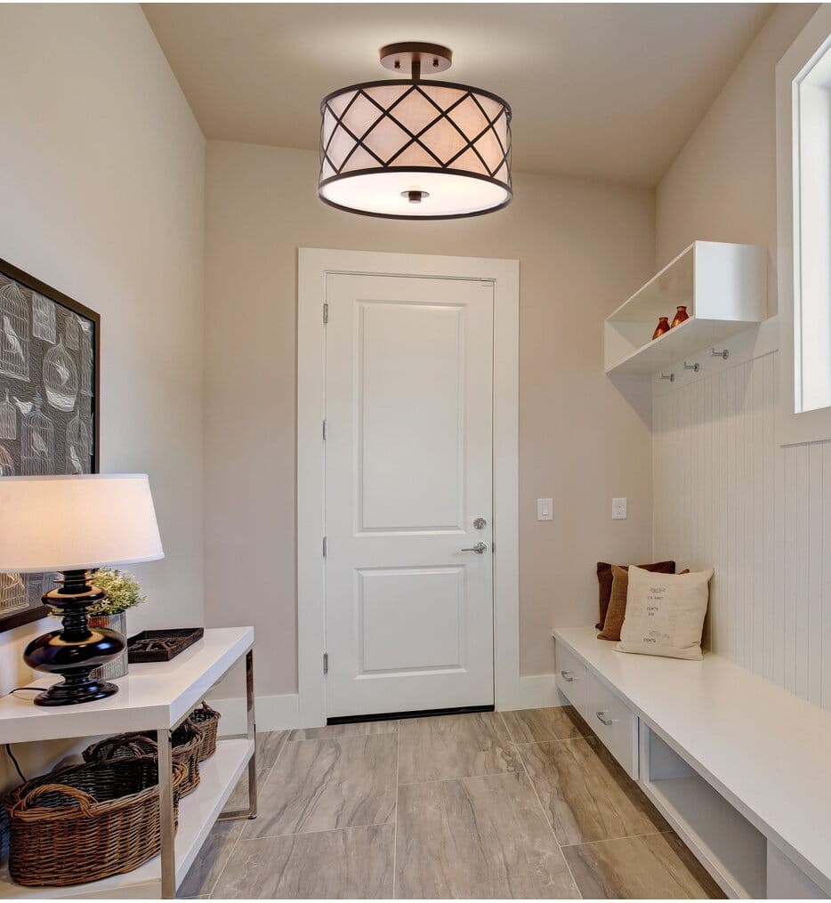 Jonathan Y - Elizabeth 13.25" Flush Mount