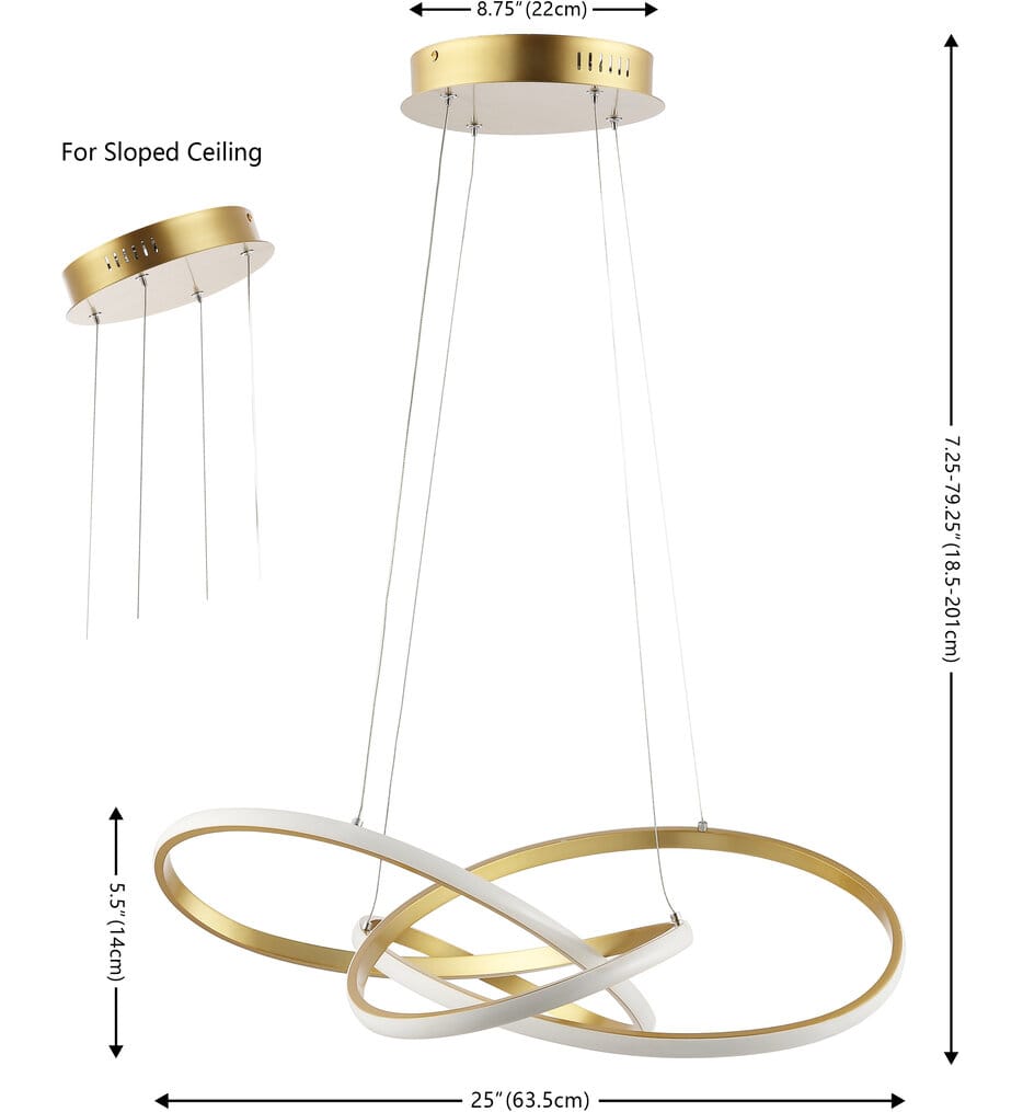 Jonathan Y - Alexia 25" Pendant