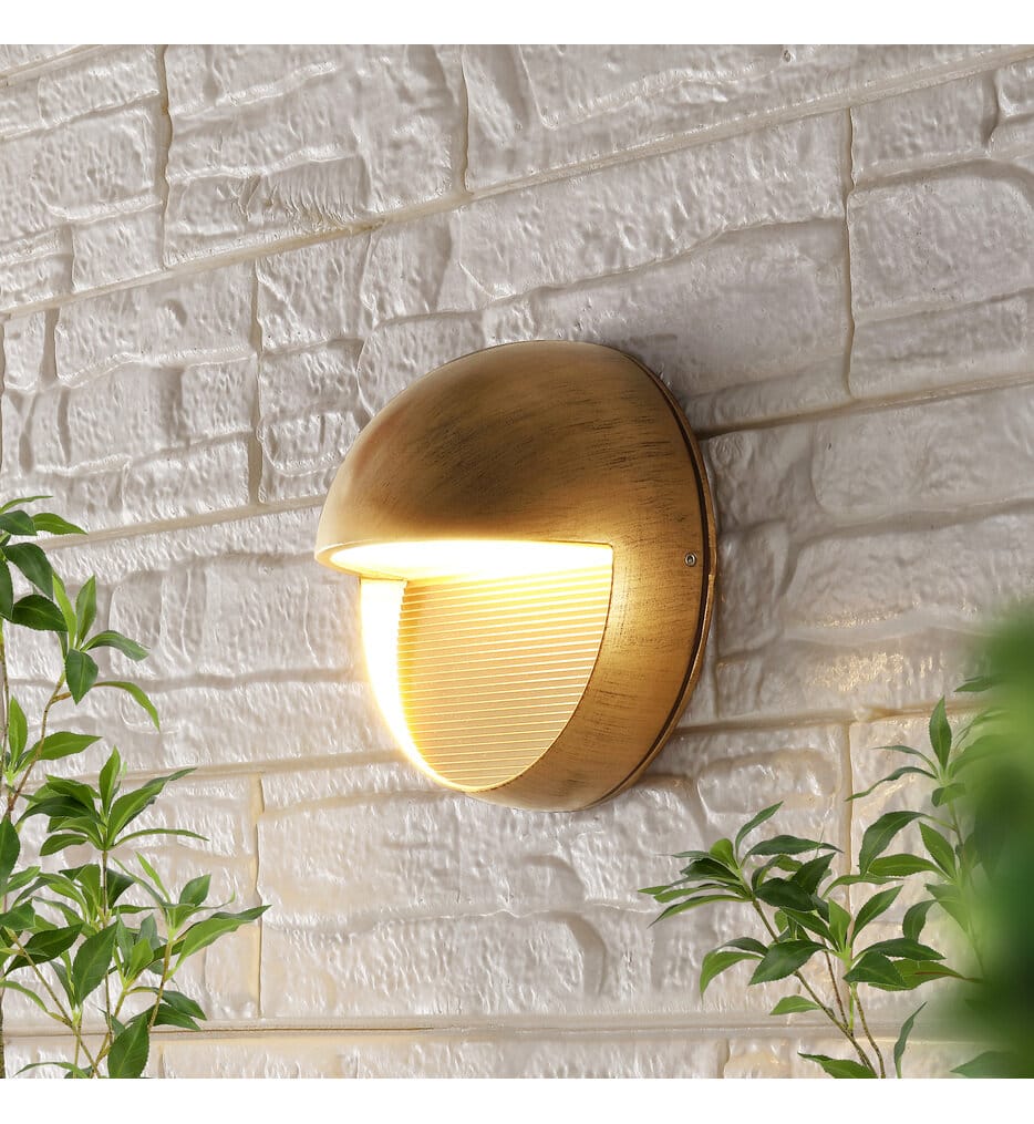 Jonathan Y - Orbe 6.25" Outdoor Wall Sconce
