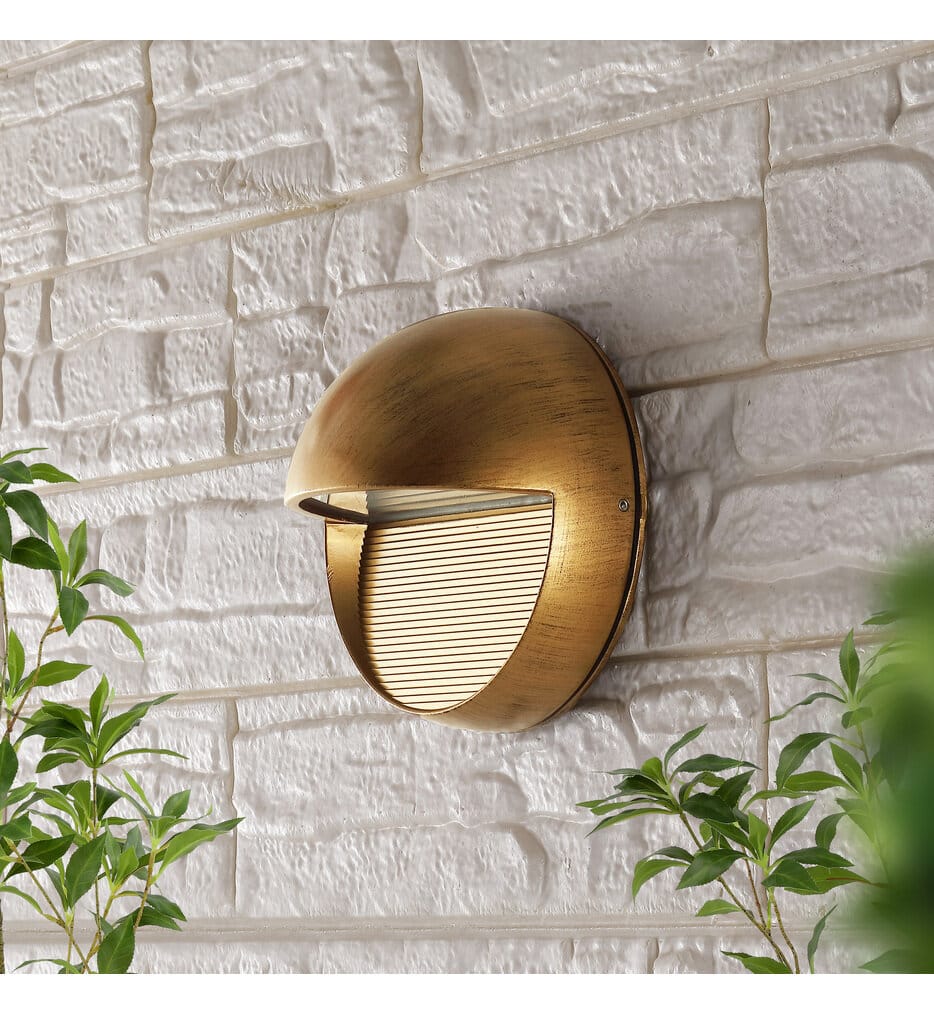 Jonathan Y - Orbe 6.25" Outdoor Wall Sconce