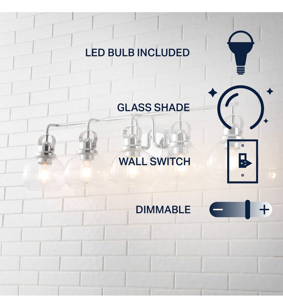 Jonathan Y - JYL7906A - Shirley 36.25" Bath Vanity Light
