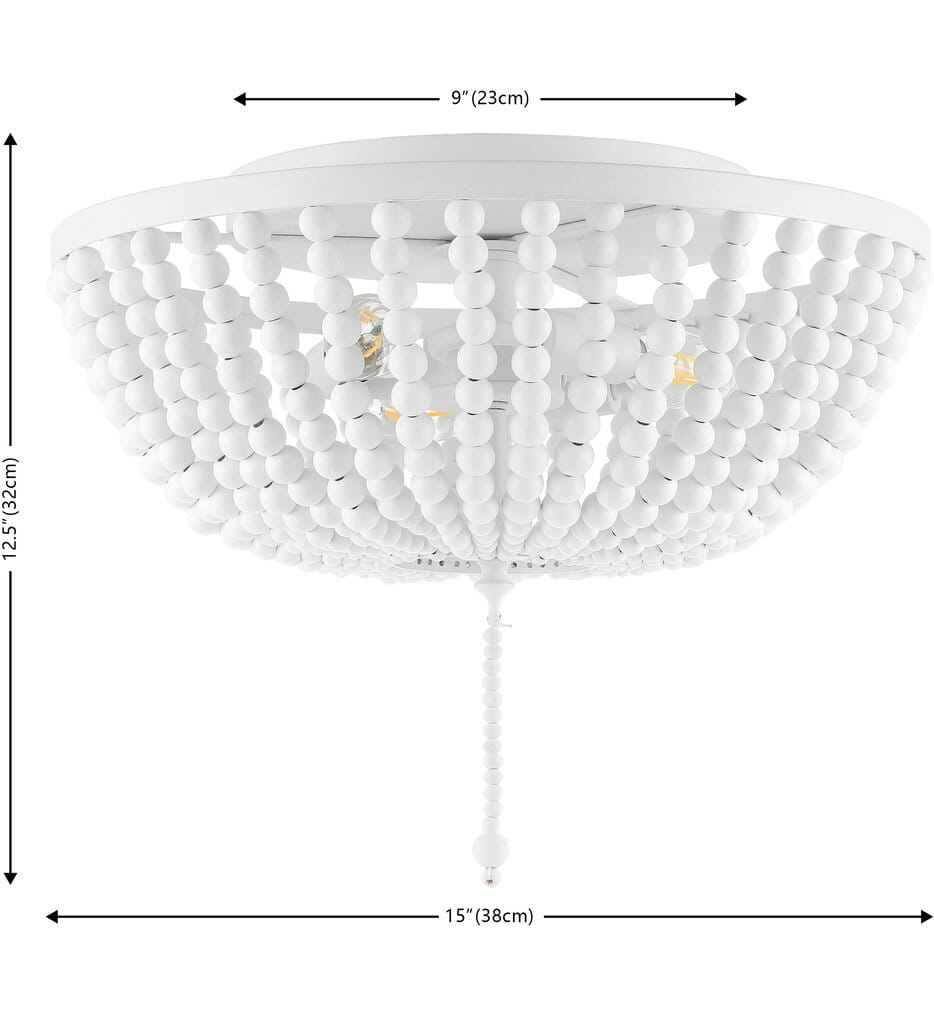 Jonathan Y - Allison 15.00" Flush Mount