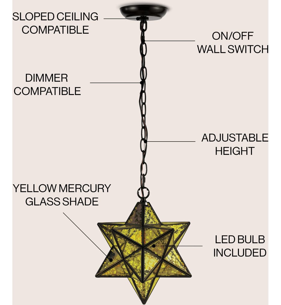 Jonathan Y - Stella 12" Pendant