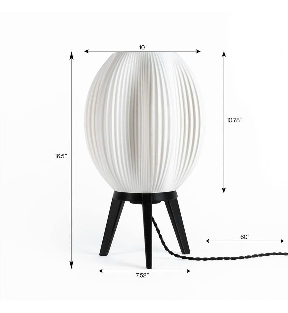 Jonathan Y - Wavy 16.5" Table Lamp