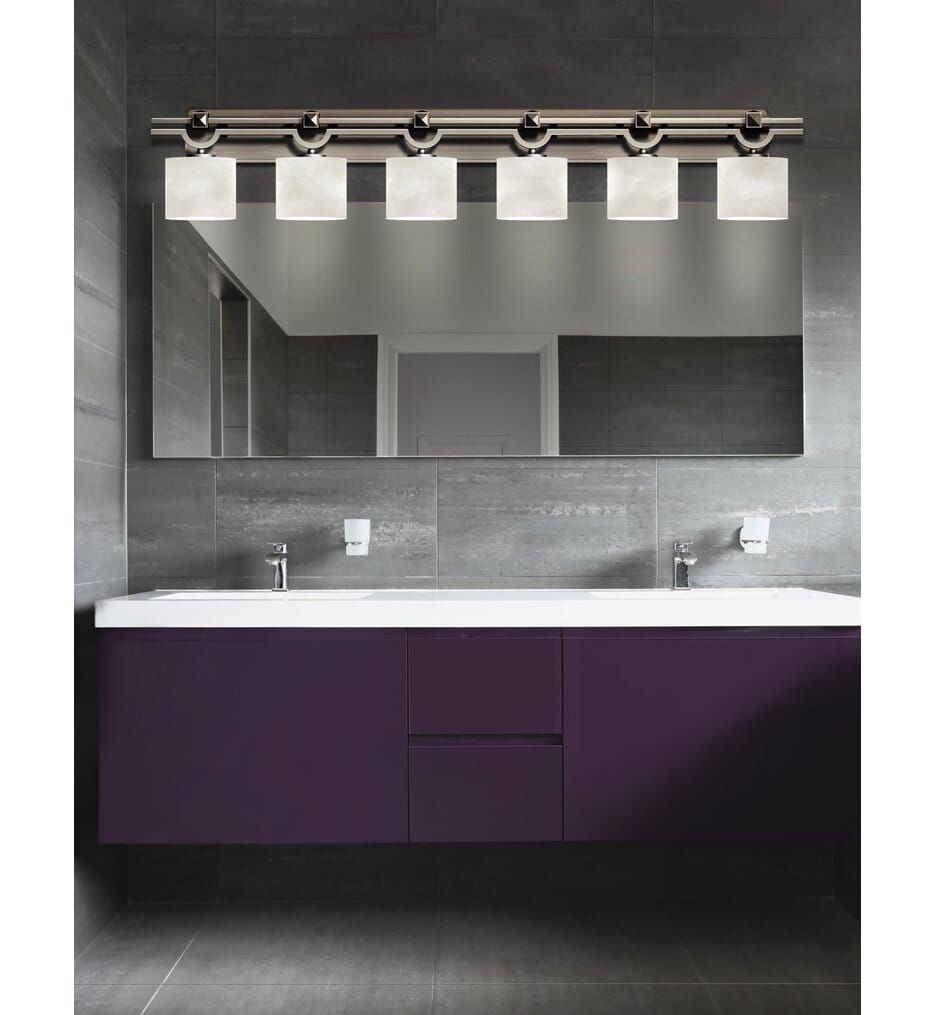 Justice Design Group - CLD-8506-30-NCKL - Argyle 59" Bath Bar