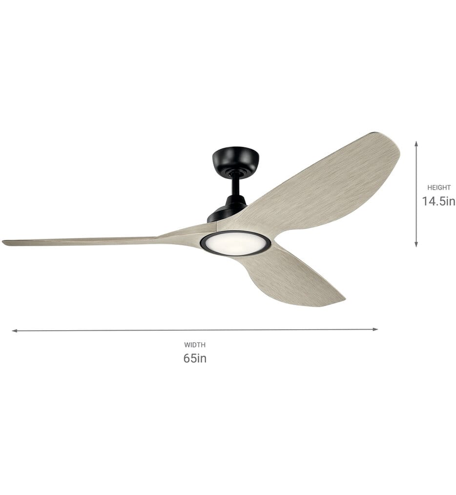 Kichler - 300365SBK - Imari 65" Ceiling Fan