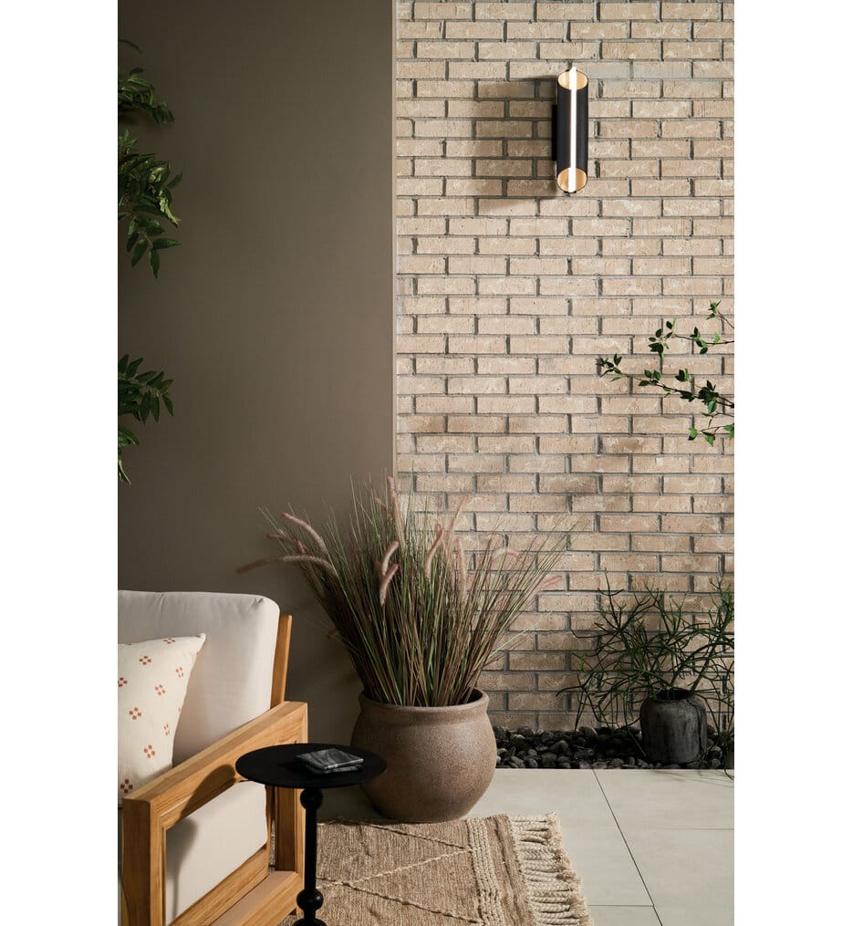 Kichler - 59077BKTLED - Astalis 16.5" Outdoor Wall Sconce