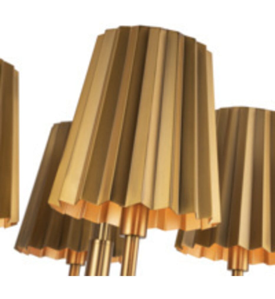 Alora Mood - Plisse 22.5" Chandelier
