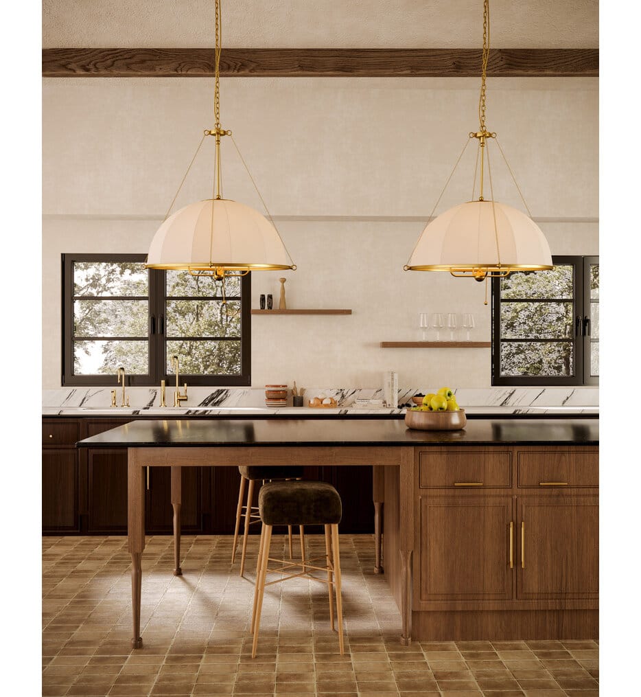 Alora Mood - CH661433BG - Crosby 33" Chandelier