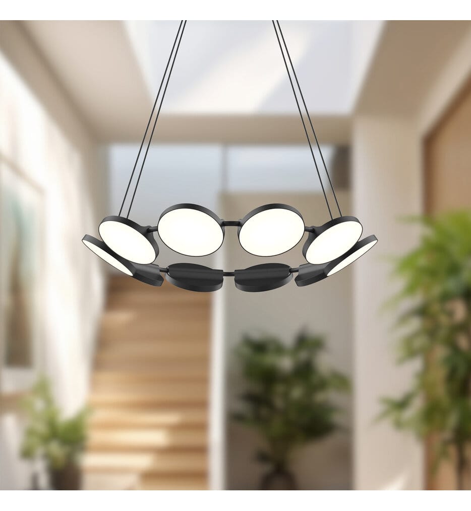 Kuzco - CH72225-BK - Novel 24.625" Chandelier