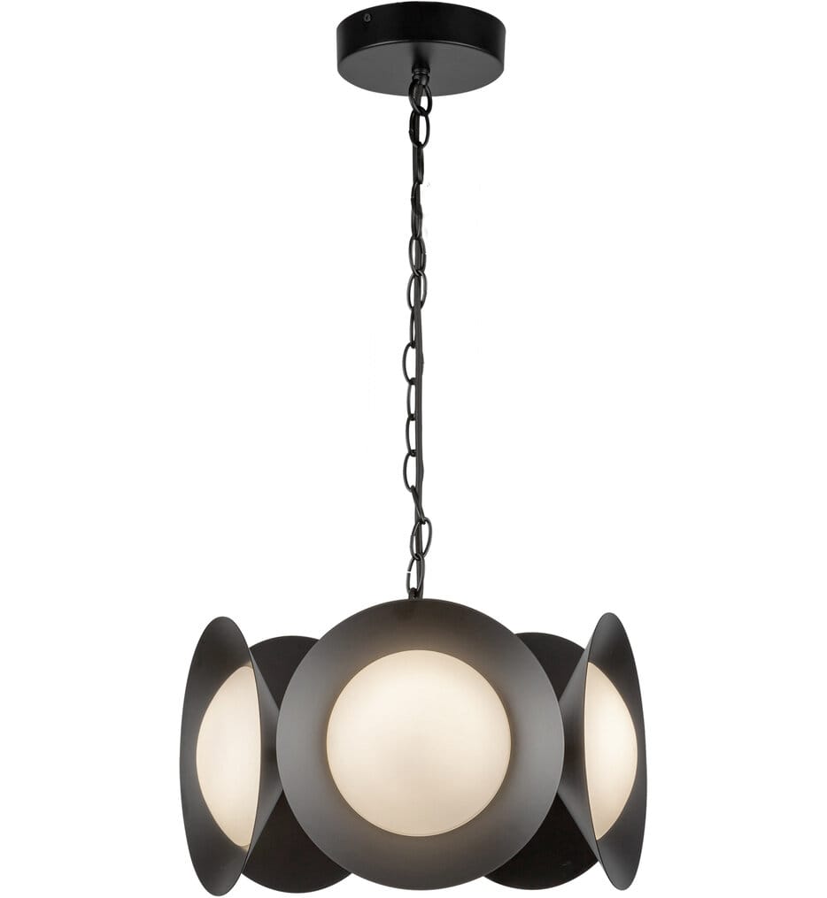Kuzco - CH77916-BK/OP-UNV - Cleo 16" Chandelier