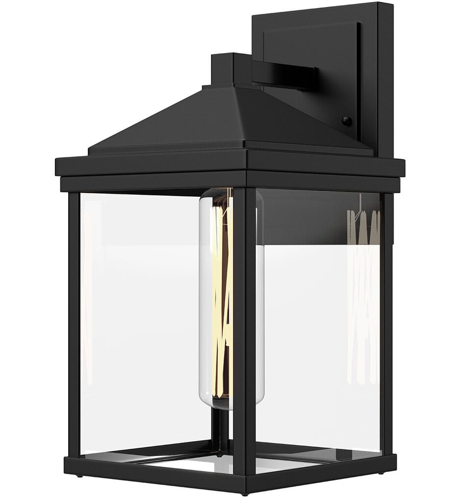 Alora Mood - EW552009BKCL - Larchmont 14.875" Outdoor Wall Light