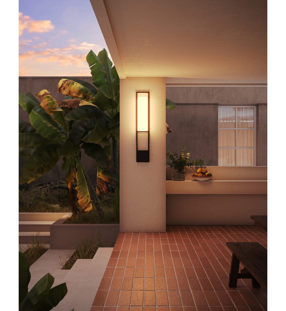 Kuzco - EW72533-BK - Aspen 32.875" Outdoor Wall Sconce
