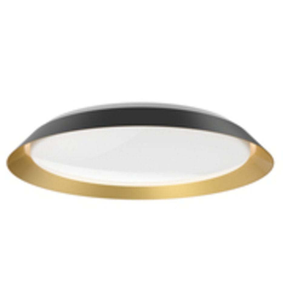 Kuzco - FM43423-BK/GD-5CCT - Jasper 23.125" Flush Mount
