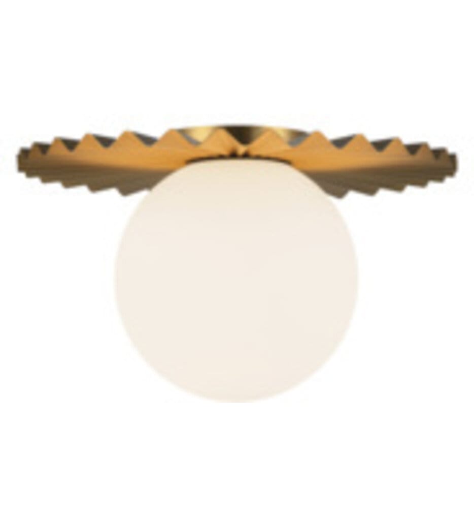 Alora Mood - Plume 13.875" Flush Mount