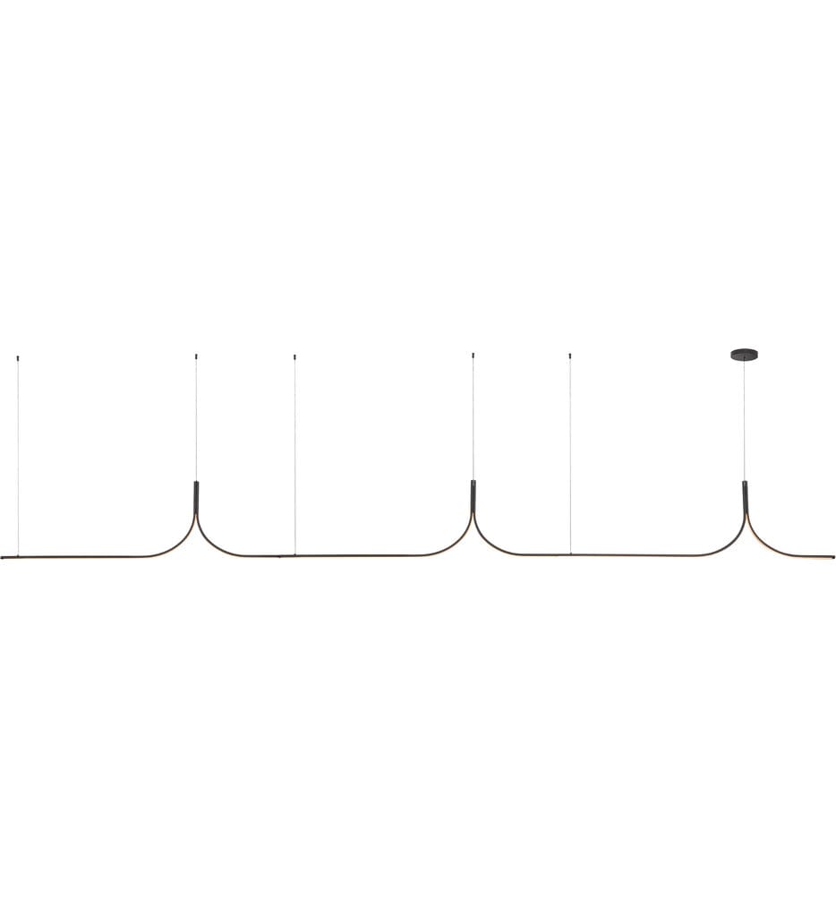 Kuzco - LP17915-BK-UNV-010-RT - Thread 177.25" Linear Suspension