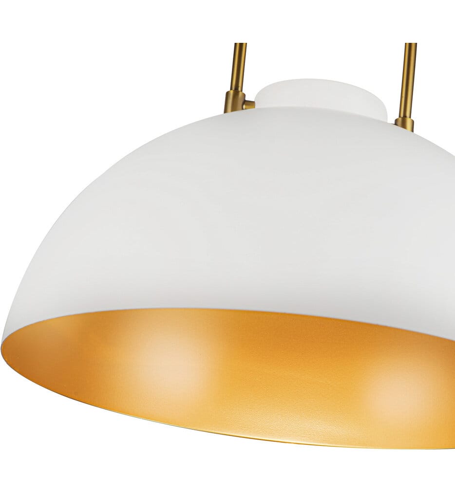 Alora Mood - PD504016WH - Harper 15.75" Pendant