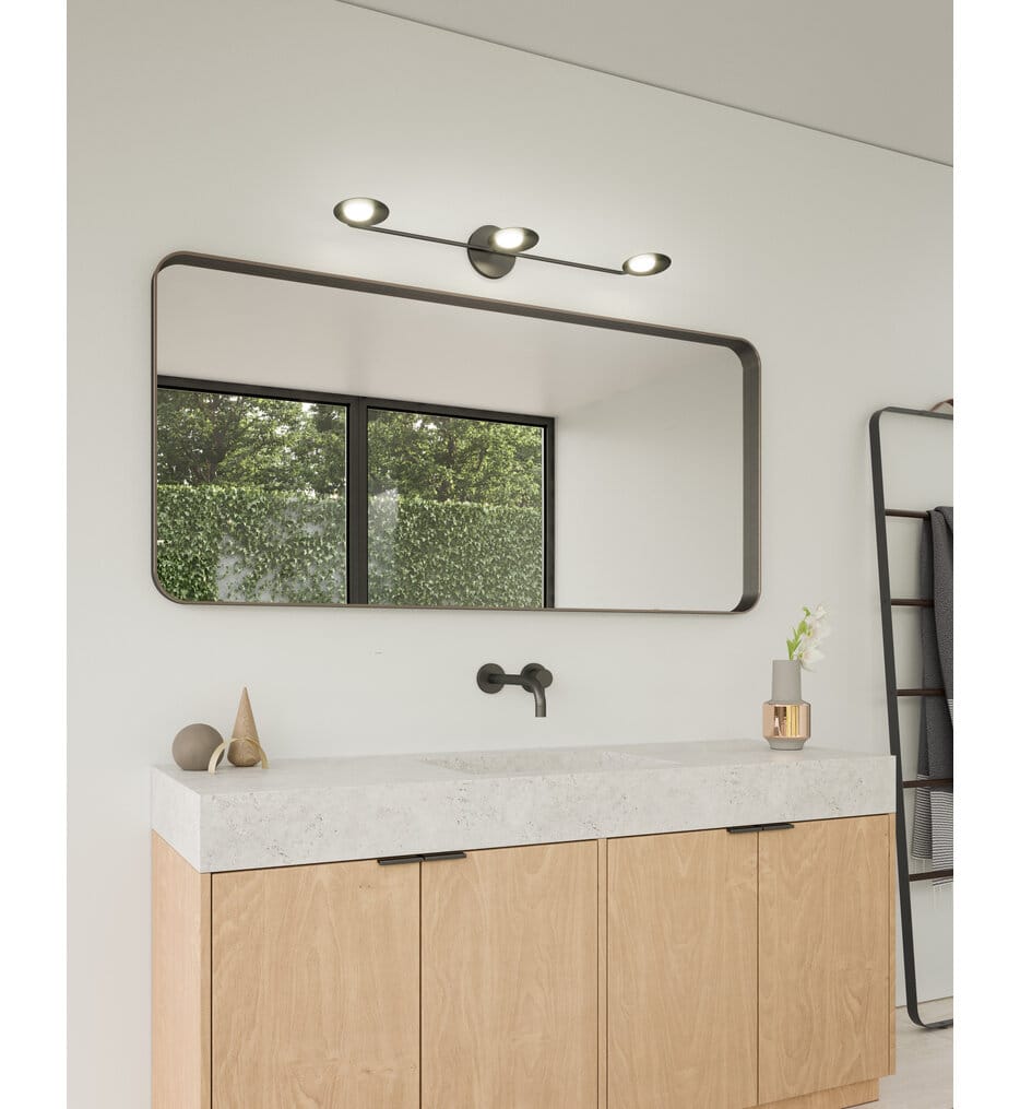 Kuzco - VL90133-BK - Rotaire 32.5" Bath Vanity Light