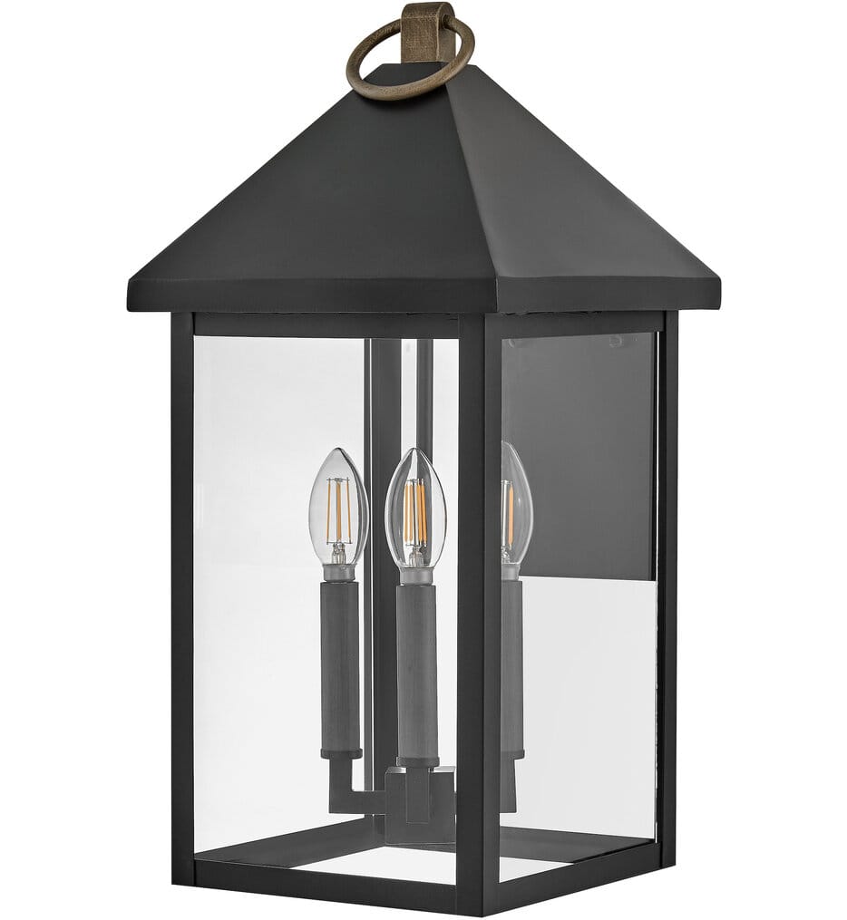 Lark - 81525BK - Rhett 19.5" Outdoor Wall Sonce