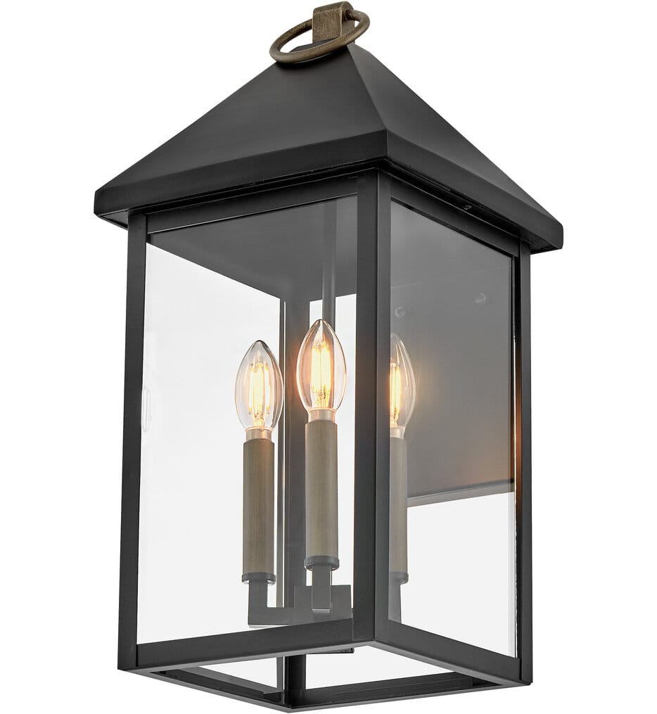 Lark - 81525BK - Rhett 19.5" Outdoor Wall Sonce