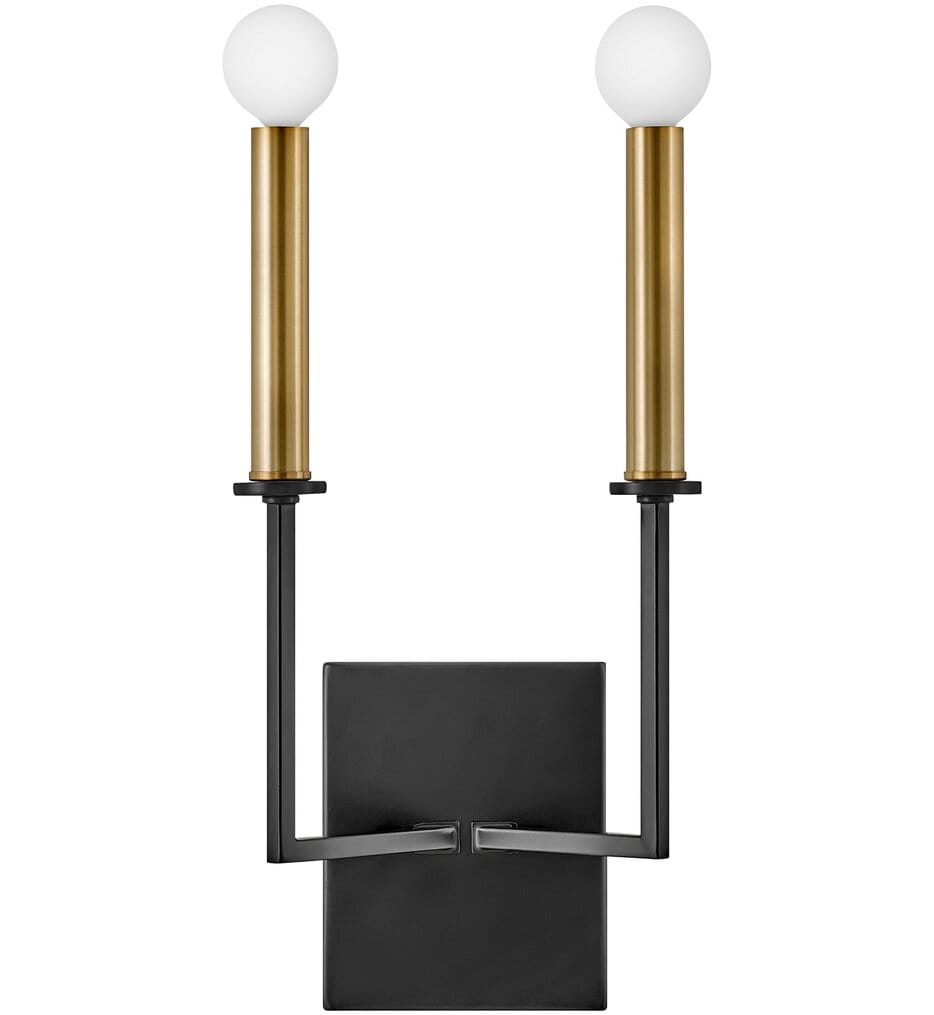 Lark - 83152BK - Lazlo 15.25" Wall Sconce