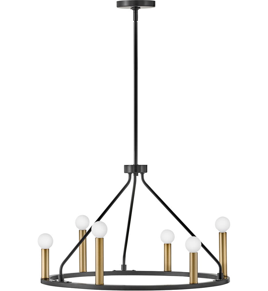 Lark - 83155BK - Lazlo 24.25" Chandelier