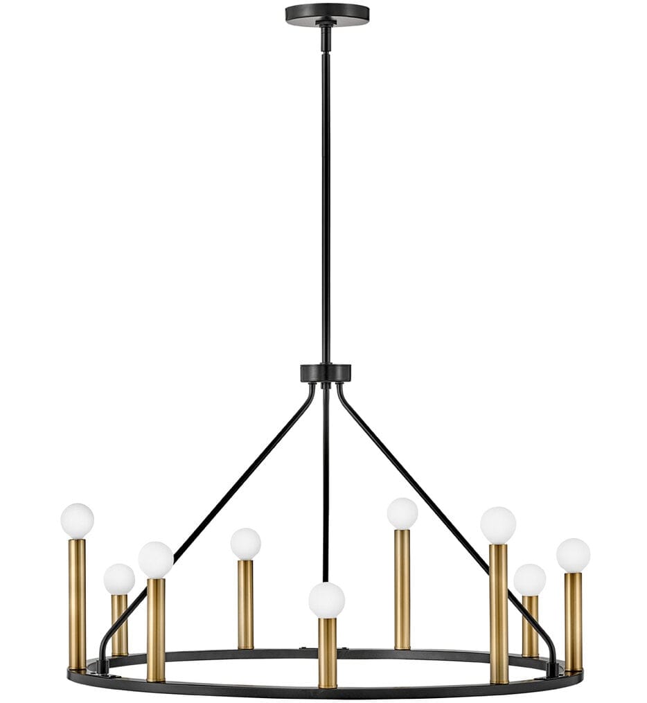 Lark - 83158BK - Lazlo 30" Chandelier