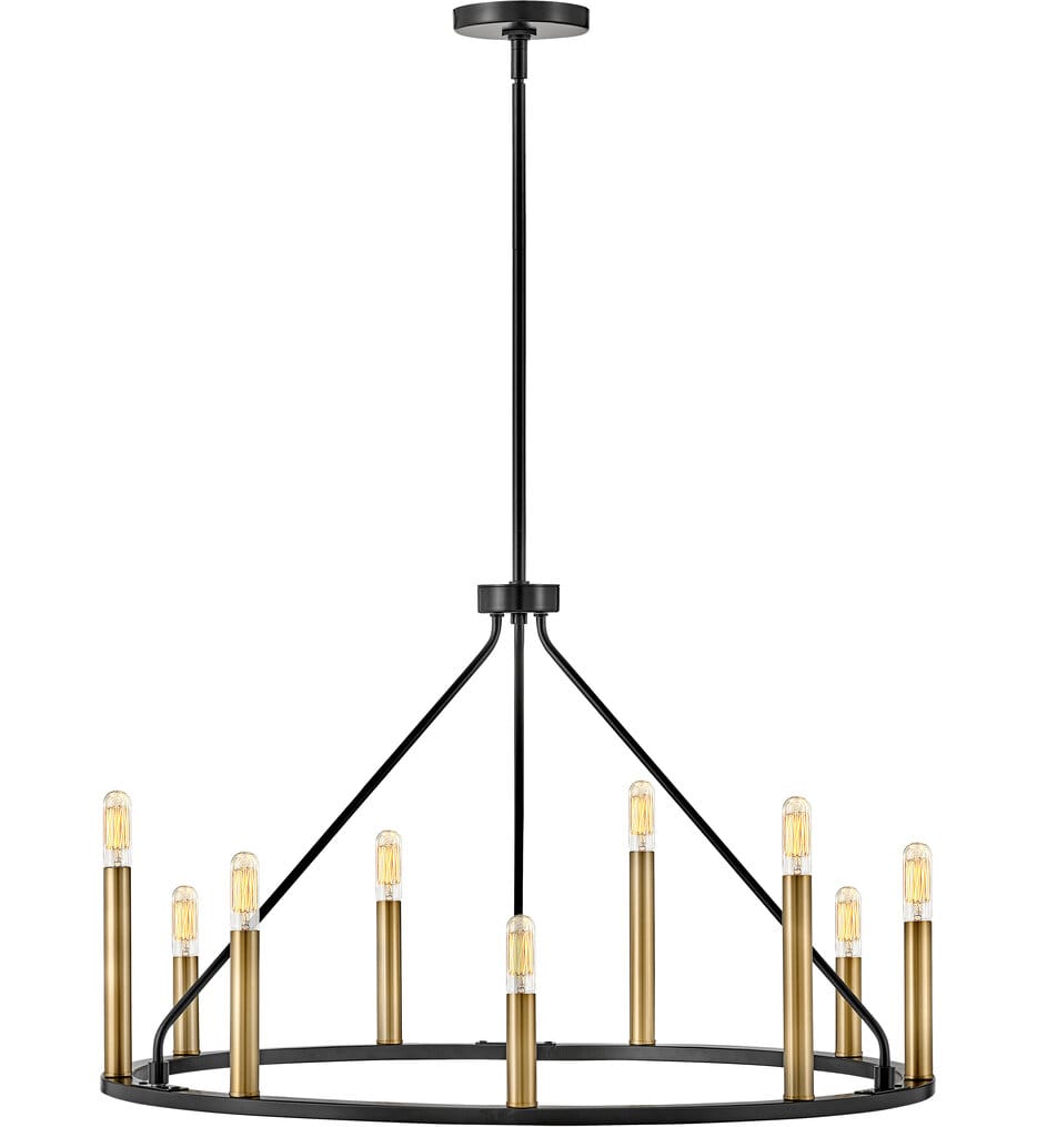 Lark - 83158BK - Lazlo 30" Chandelier