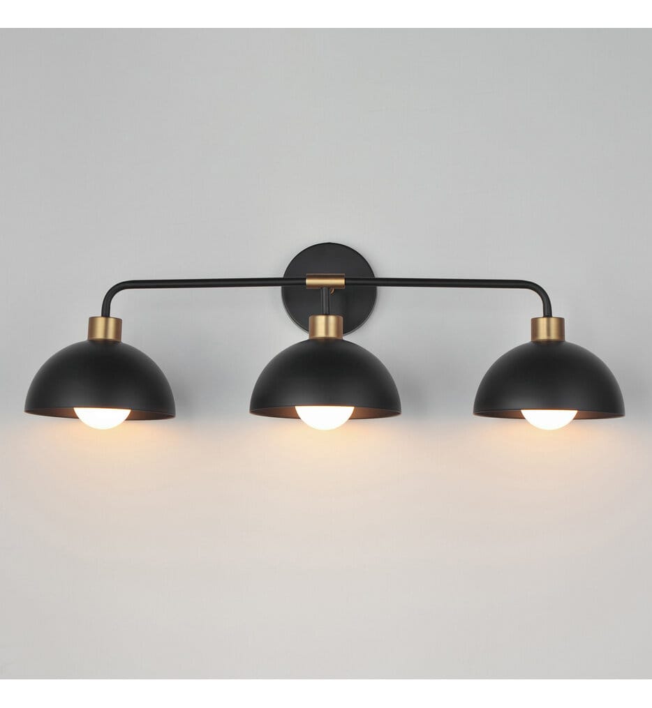 Maxim Lighting - 10023BKNAB - Thelonious 30.75" Bath Vanity Light