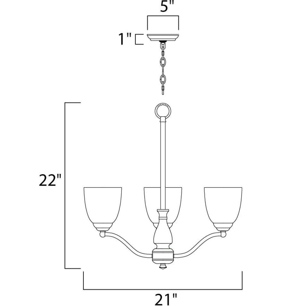 Maxim Lighting - Stefan 21" Chandelier