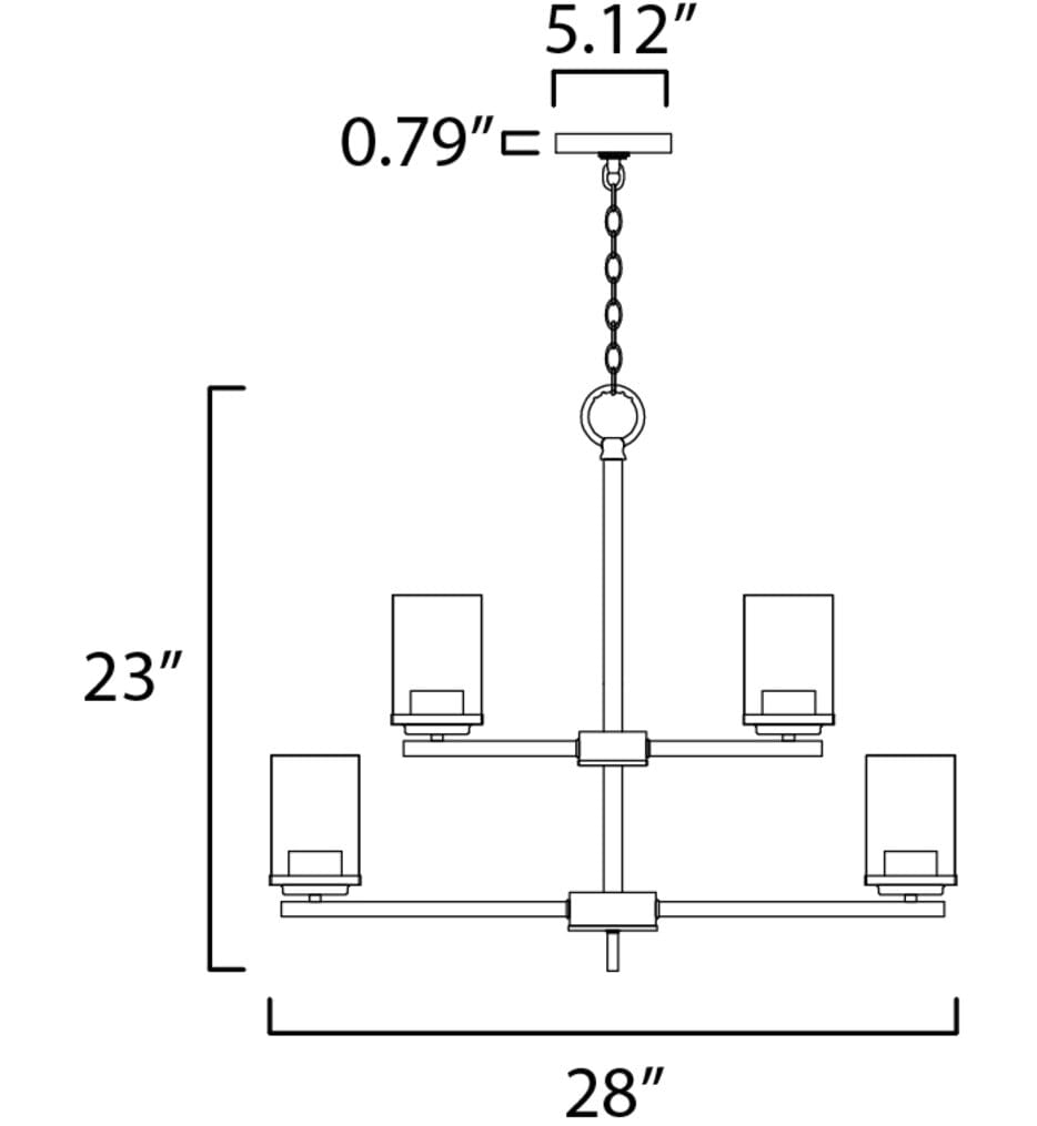 Maxim Lighting - Corona 28" Chandelier