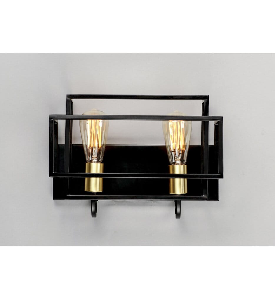 Maxim Lighting - 10242BKSBR - Liner 14.25" Bath Vanity Light
