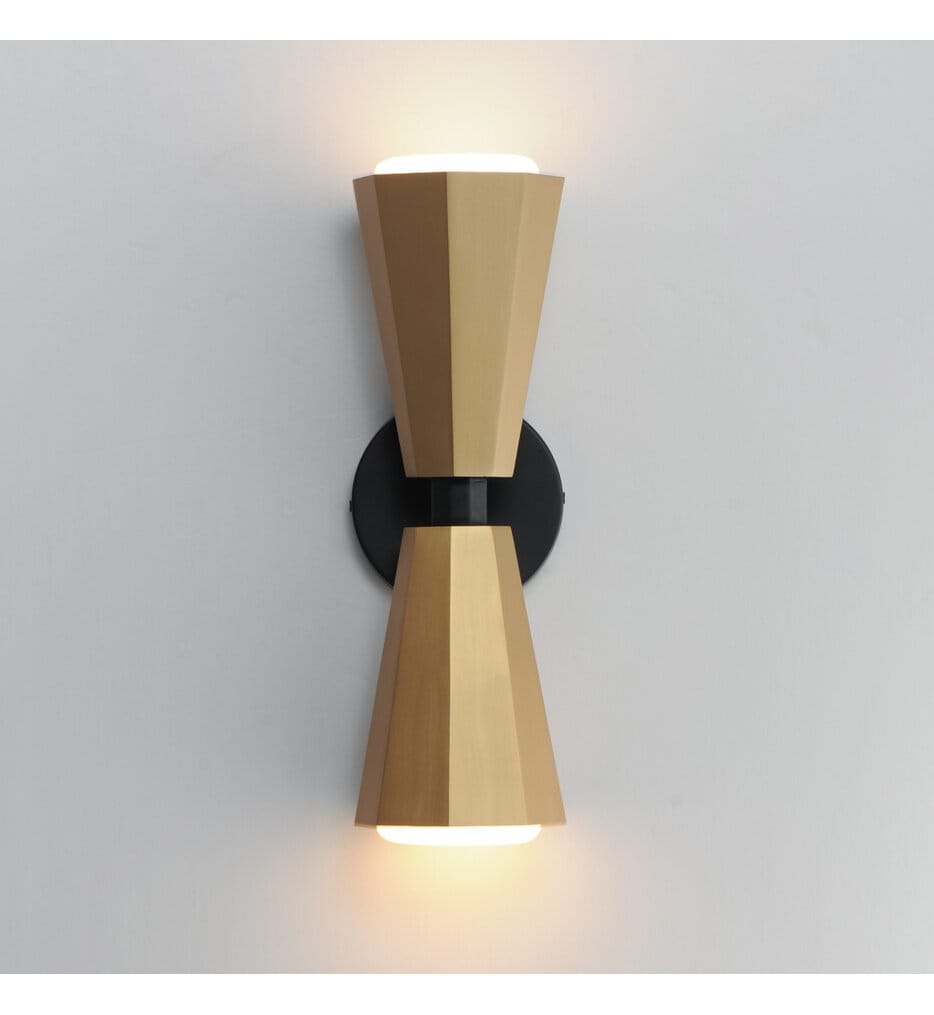 Maxim Lighting - 10810SWBKAB - Rizzo 16" Wall Sconce