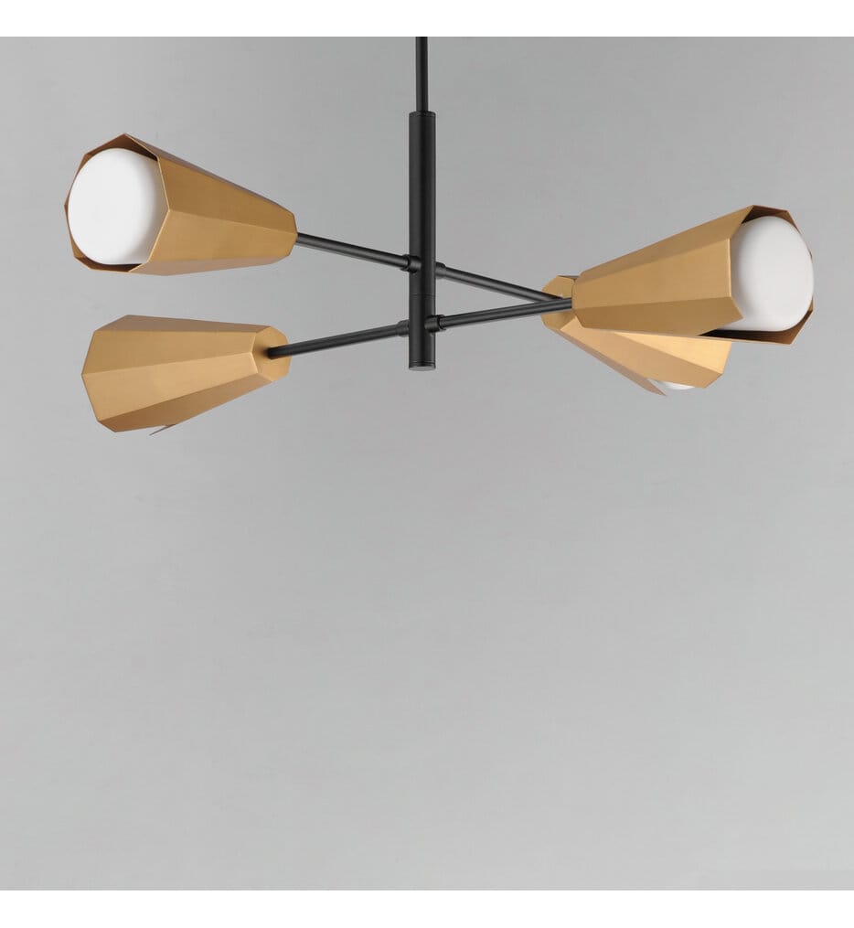 Maxim Lighting - 10815SWBKAB - Rizzo 33" Chandelier