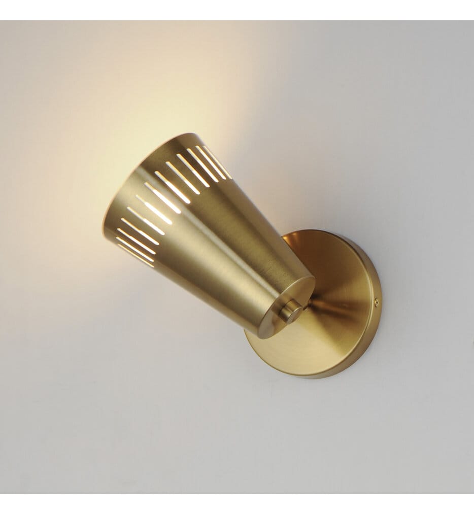 Maxim Lighting - 11431NAB - Helsinki 8" Wall Sconce