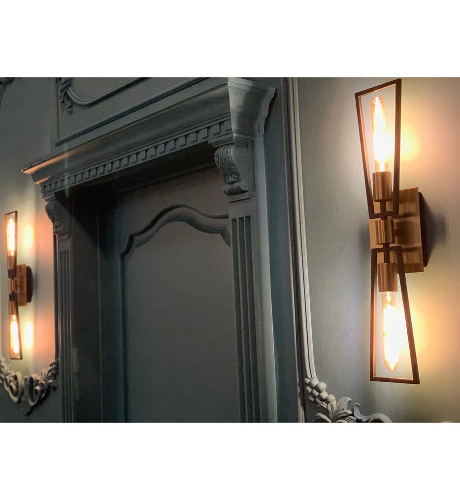 Maxim Lighting - 11652BKSBR - Wings 25" Wall Sconce