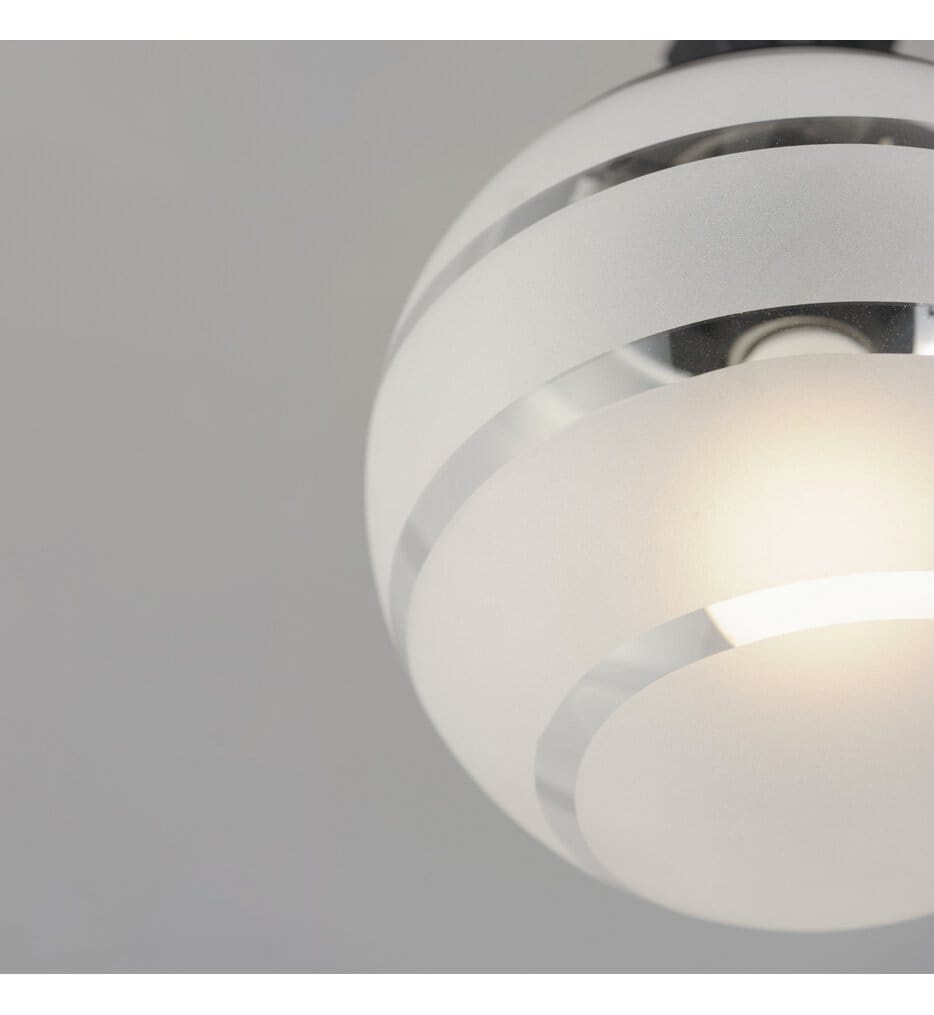 Maxim Lighting - 12441CLFTBK - Copacabana 7.75" Semi-Flush