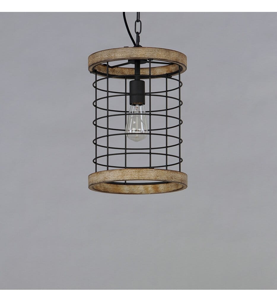 Maxim Lighting - 12519DWBK - Homestead 10" Pendant