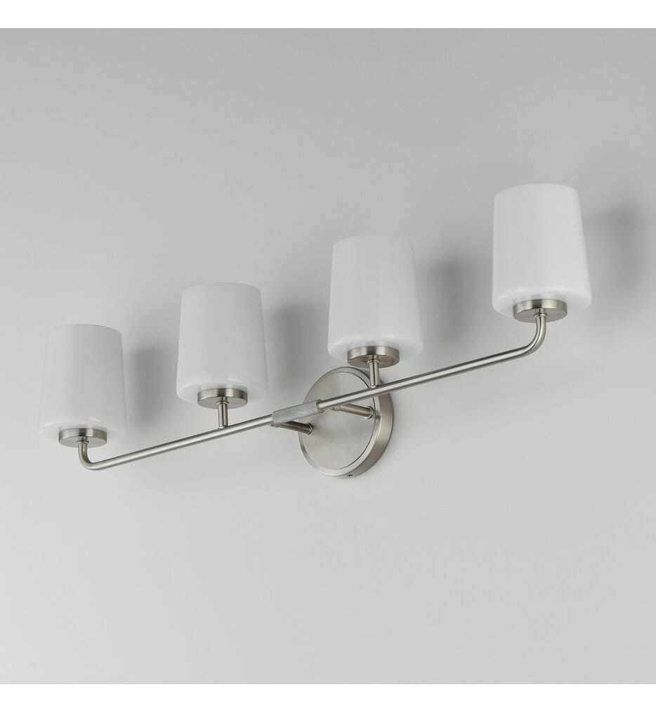 Maxim Lighting - 12694WTSN - Durham 32.5-Inch Bathroom Vanity Light