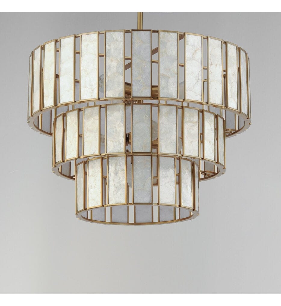 Maxim Lighting - 12808CZNAB - Miramar 25.75" Chandelier