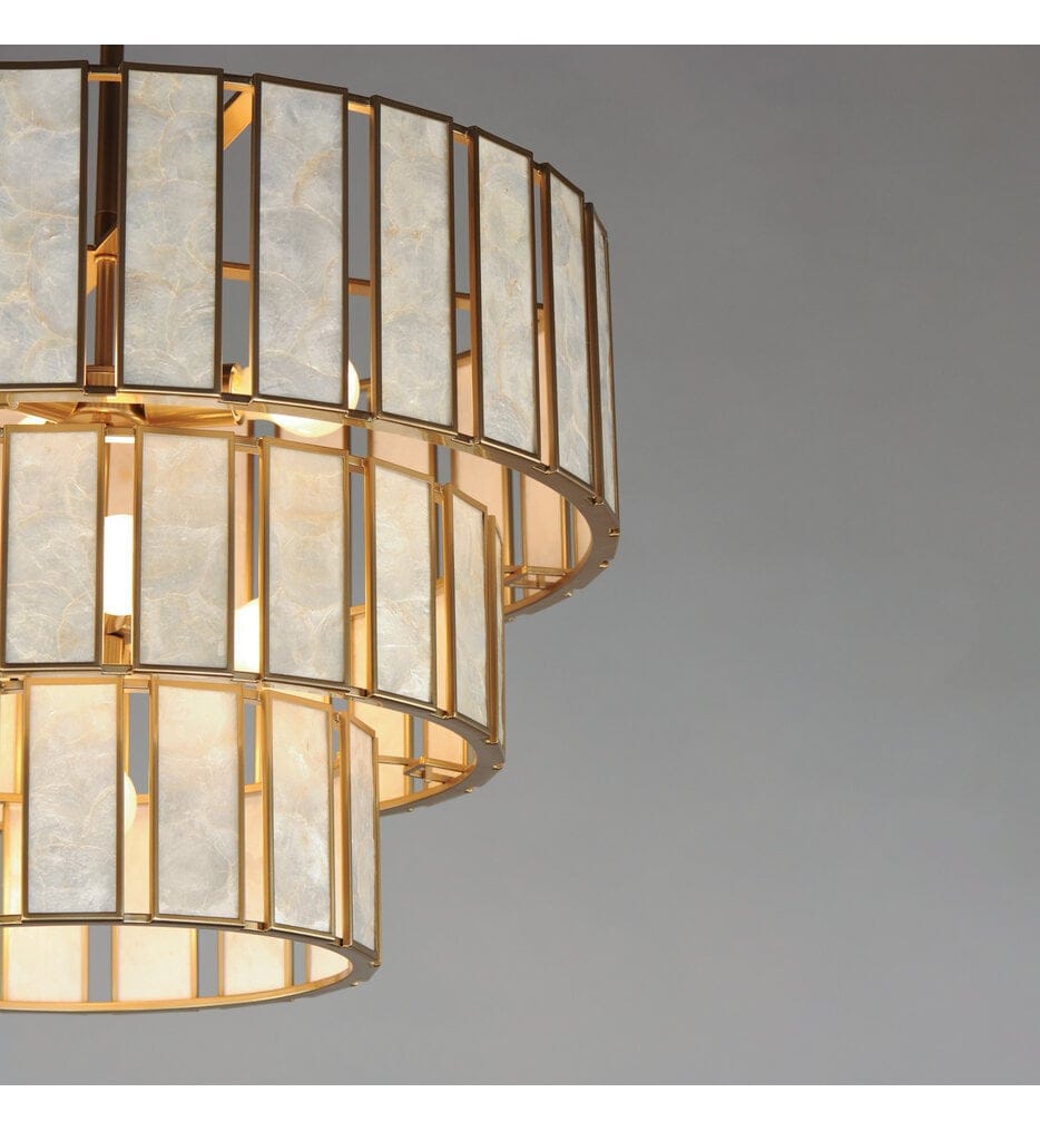 Maxim Lighting - 12808CZNAB - Miramar 25.75" Chandelier