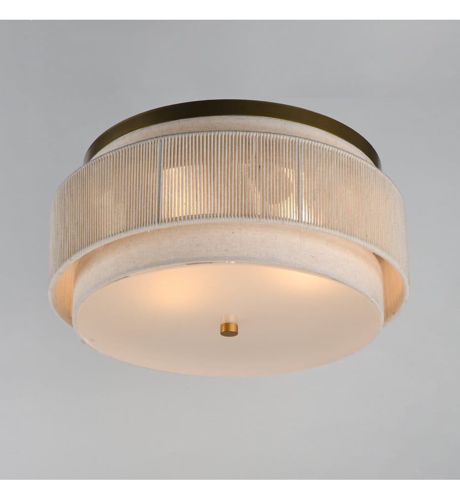 Maxim Lighting - 12810OFNAB - Seacliff 16" Flush Mount