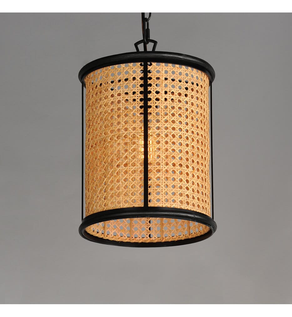 Maxim Lighting - 14471NABK - Cane 10" Pendant