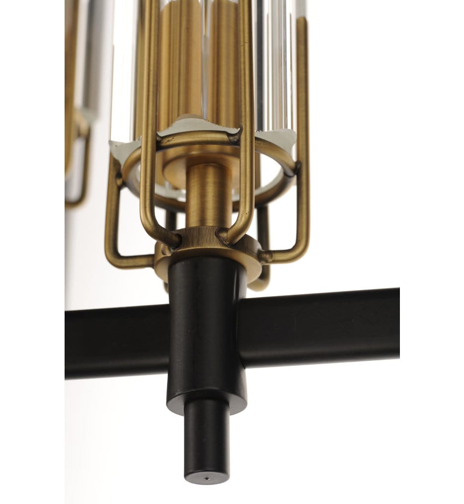 Maxim Lighting - 16113CLBKAB - Flambeau 13.75" Chandelier