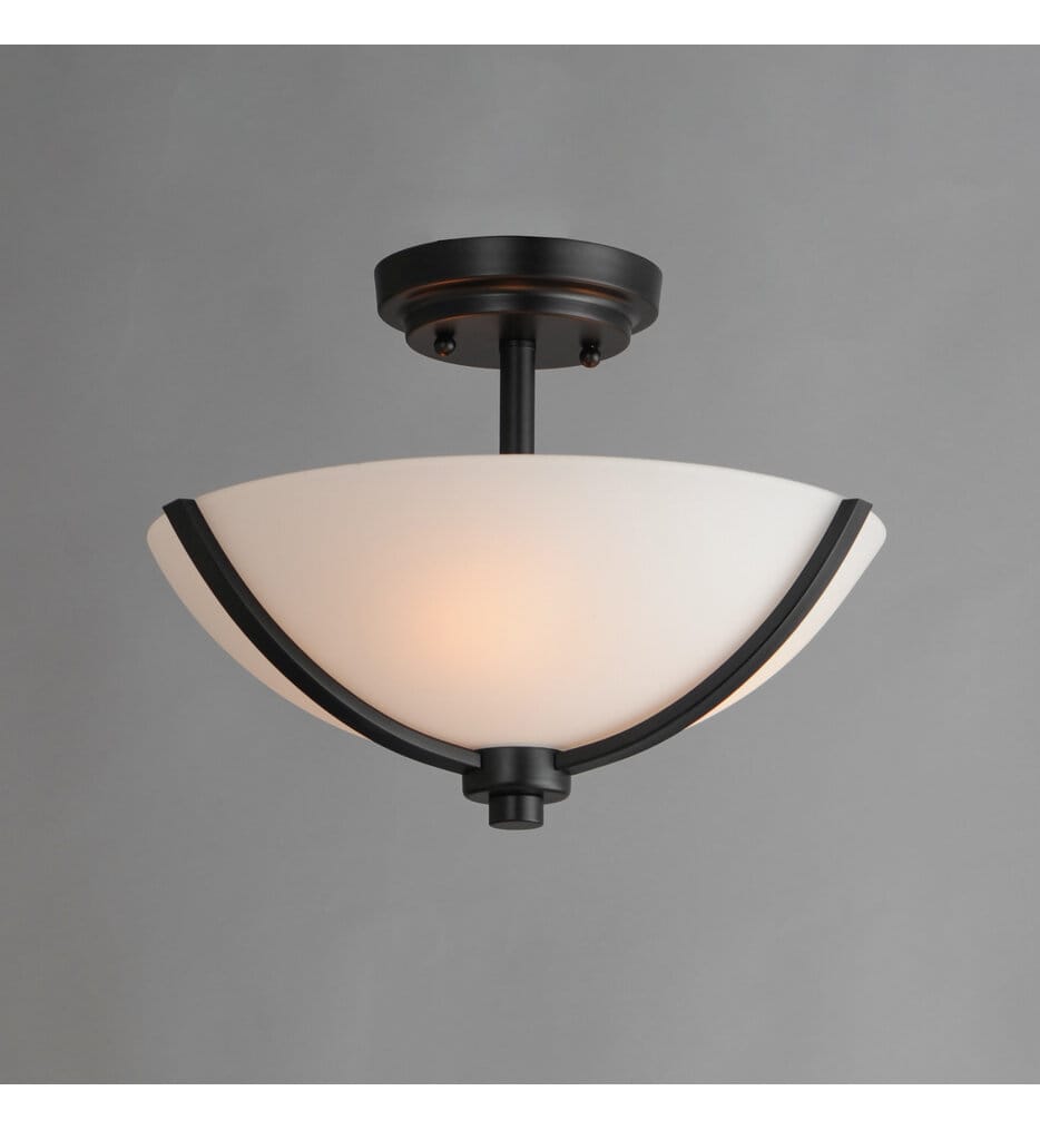Maxim Lighting - Deven 14" Semi-Flush